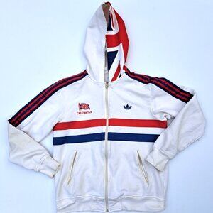 Great Britain Hoody Olympics UK Track Jacket Unisex Womens Large / Mens Sz Small